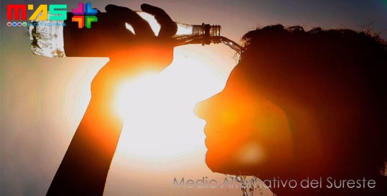 Tercer día consecutivo en Mérida con temperaturas arriba de los 40.0 grados celsius