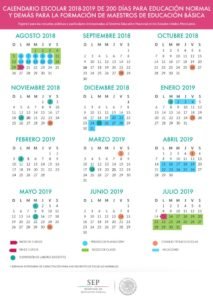 calendario escolar SEP