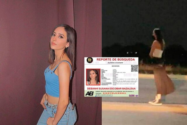 Detienen a sospechoso de la desaparición de la joven Debanhi Escobar
