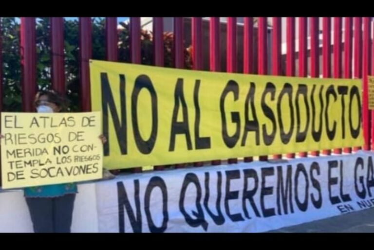 Tribunal Federal ordena suspender obras de gasoducto en Mérida
