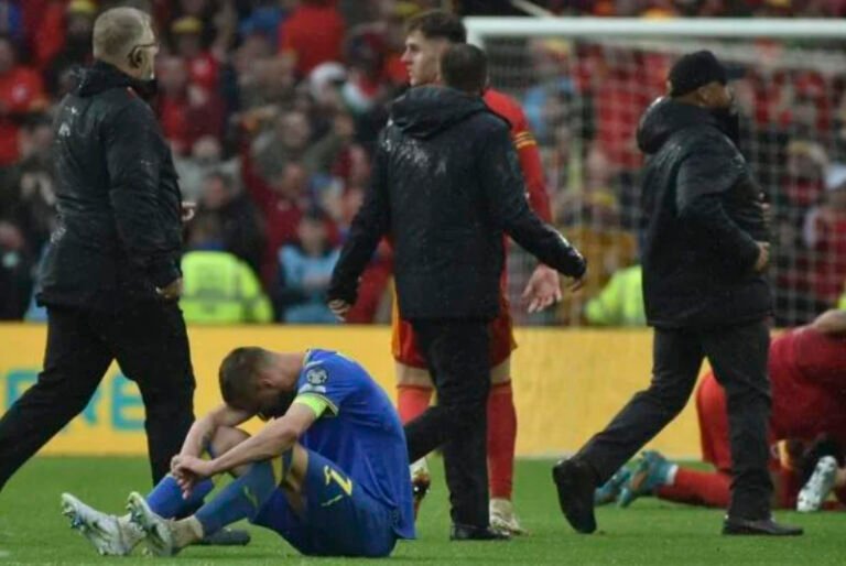 Ucrania cae 1-0 ante Gales y se queda sin pase al mundial