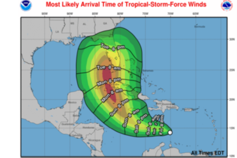 Depresión Tropical Nueve podría evolucionar a Tormenta «Hermine» en  Florida