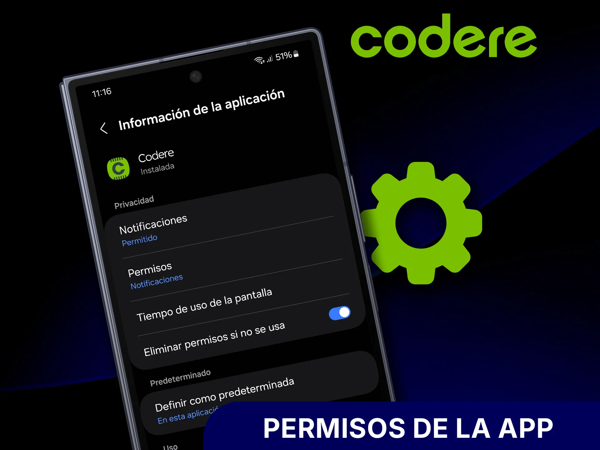 Revisa los permisos de la app de Codere y configura tu privacidad.