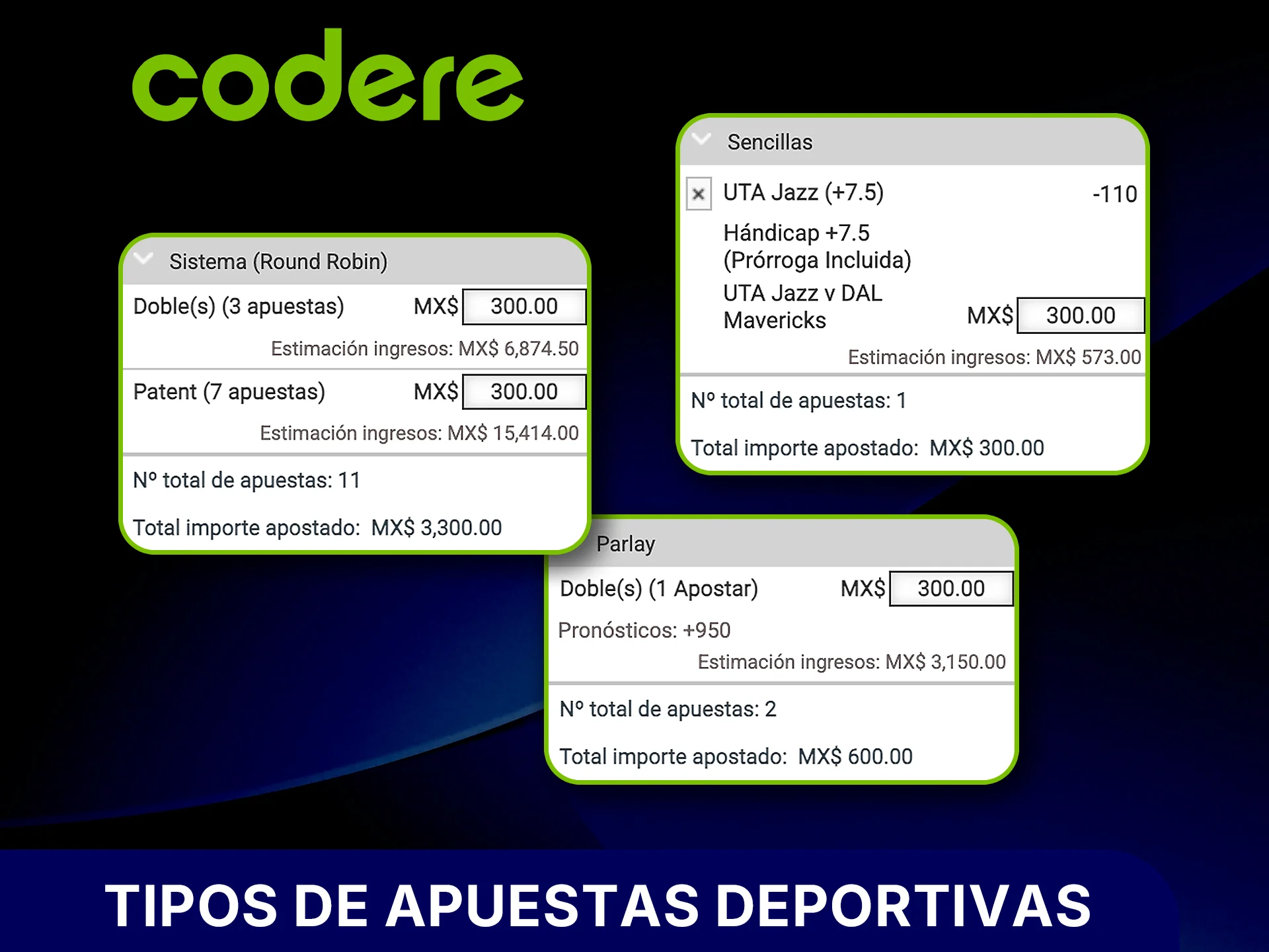 Explora los tipos de apuestas en Codere y elige tu estrategia.