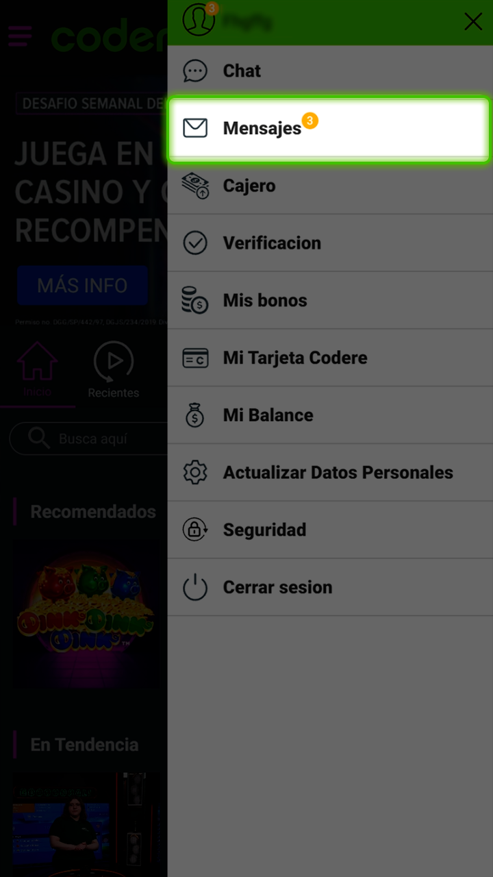 Recibe alertas de tenis en tiempo real Codere.